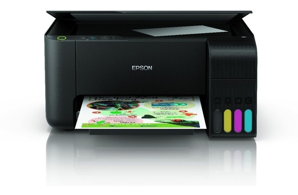 Impresora Multifuncional Epson EcoTank L3110 imprime/escanea/copia.