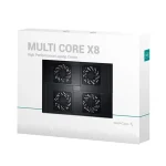 COOLER PARA NOTEBOOK DEEP COOL MULTICORE X8 NEG 4 VENT - 02205
