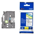 CINTA BROTHER TZE-S231 12MM X 8M NEGRO/BLANCO 04345