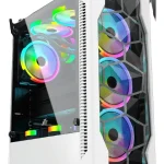 CASE 1ST PLAYER GAMING RAINBOW D4 S/FUENTE D4, RGB, BLANCO - 04930