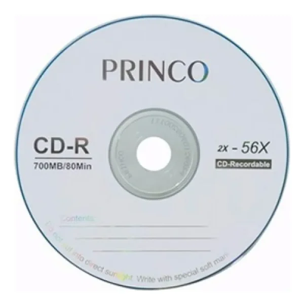 CD-R PRINCO 80 MIN 700MB 2X-56X