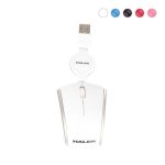 MOUSE RETRACTIL HALION AVENGER MINI RETRACTIL HA-480 USB BLANCO - 02356