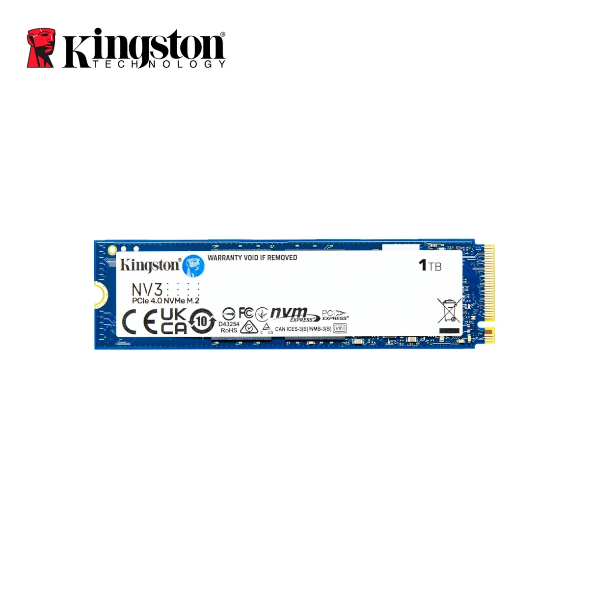 DISCO SOLIDO M.2 KINGSTON SNV3S/1000G NVME 1TB 04314 - Imagen 2