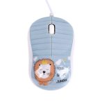 MOUSE OPTICO HALION HA-M202 DISEÑO LEON USB - 03997