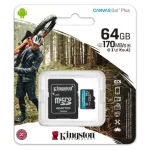 MEMORIA MICRO SD KINGSTON 64GB CANVAS GO PLUS 170 MB/S - 03339
