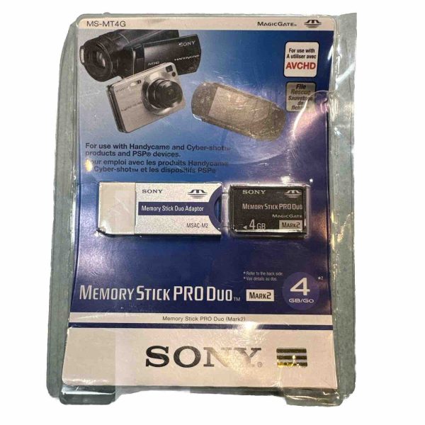 MEMORIA STICK PRO DUO SONY MS-MT4G 00165