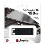 MEMORIA USB KINGSTON DT70 128GB NEGRO USB-C 3.2 03637
