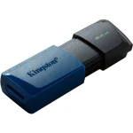 MEMORIA USB KINGSTON DTXM/64GB EXODIA M NEGRO/AZUL RETRACTIL - 02436 - Imagen 2