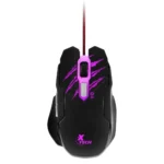 MOUSE GAMER XTECH XTM-610 LETHALHAZE LUZ LED 6 BOTONES 3200 DPI