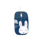 MOUSE OPTICO HALION HA-M853 DISEÑO CONEJITO USB - 03999