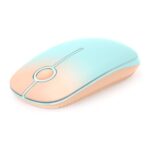 MOUSE INALAMBRICO FIVE I2606P PRISMAS MELON/VERDE - 03144