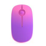 MOUSE INALAMBRICO FIVE I2606P PRISMAS ROSADO/MORADO - 03143