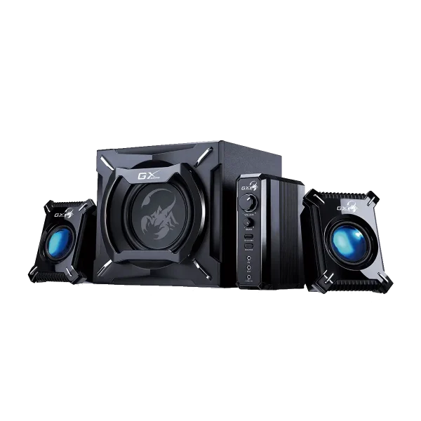 PARLANTES GENIUS SW-G2 1200 240V 36W AZUL LIGHT NEGRO