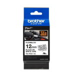 CINTA BROTHER TZE-FX231 12MM X 8M NEGRO/BLANCO 04346 - Imagen 2