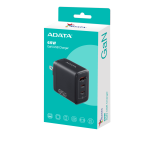 CARGADOR A-DATA 65W GAN USB CHARGERU-0653-QCPDBK 05253