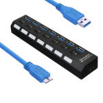 HUB HI-SPEED USB 3.0 C/SWITCH 4 PORTS - 02085