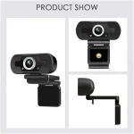 CAMARA WEB GENERICO FULL H8 1080P NEGRA - 01730 - Imagen 2