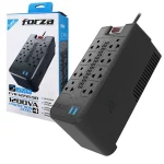 ESTABILIZADOR FORZA FVR-1222USB 1200VA 600W 2USB 8 TOMAS - 03223