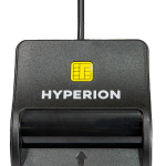 LECTOR DE DNI HYPERION INTELLI READER IR10101 NEGRO 03848