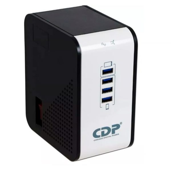 ESTABILIZADOR CDP R2CU-AVR1008I  8 TOMAS +4P USB - 01800