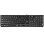 TECLADO MULTIMEDIA GENIUS SLIMSTAR 126 USB NEGRO 02262