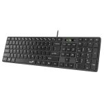 TECLADO MULTIMEDIA GENIUS SLIMSTAR 126 USB NEGRO 02262 - Imagen 2