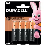 PILAS DURACELL AA ALKALINE X 04 UNID