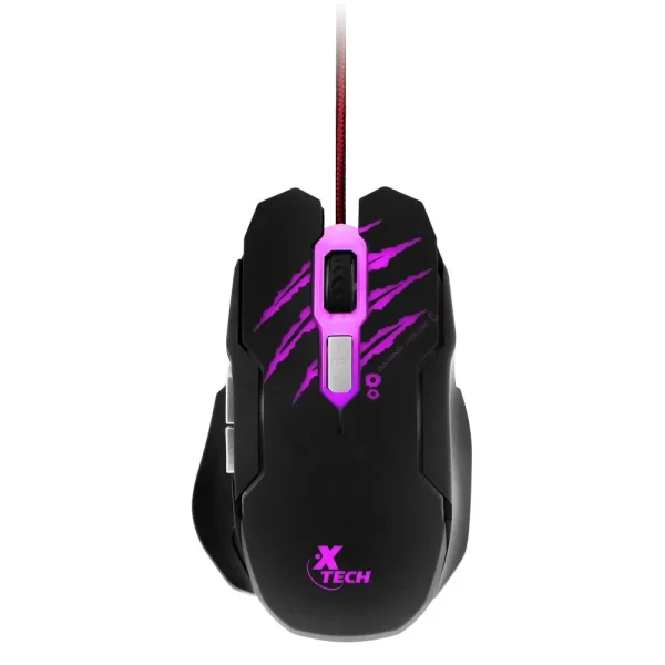MOUSE GAMER XTECH XTM-610 LETHALHAZE LUZ LED 6 BOTONES 3200 DPI 03485