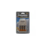 PILAS RECARGABLES CAMELION BC-0902SM AA+CARGADOR AC 100-240V 50/60HZ 2200MAH - 03920