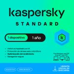 ANTIVIRUS KASPERSKY STANDARD 1PC, 1AÑO (DIGITAL) KL1041DDAFS 05312