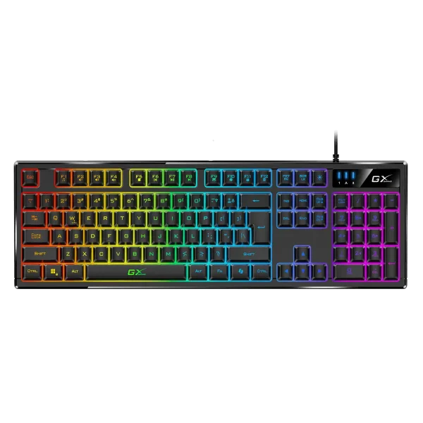 TECLADO GAMING GENIUS GX SCORPION K7 AI COPILOT RGB 19 TECLAS NEGRO