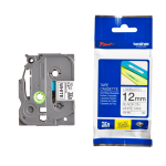 CINTA BROTHER TZE-231 ETIQUETAS  BLACK ON WHITE 1/2" (12MM) - 00799