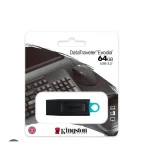 MEMORIA USB KINGSTON DTX 64GB EXODIA USB 3.2 NEGRO/TURQUEZA - 01990